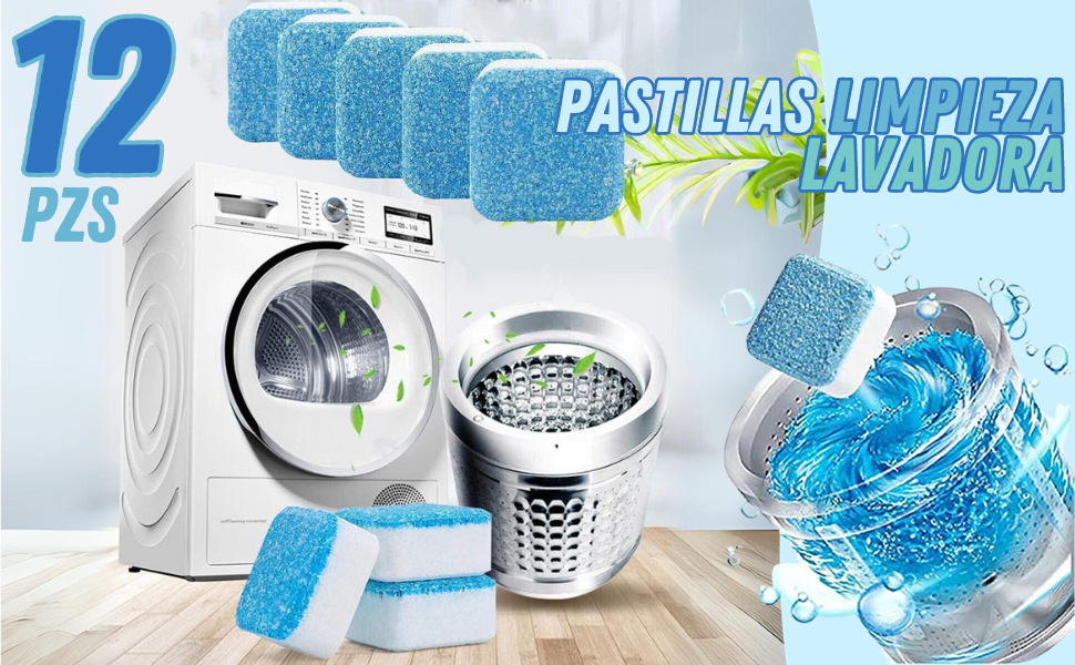 🧼✨ Pastillas Limpiadoras para Lavadoras 🧼✨